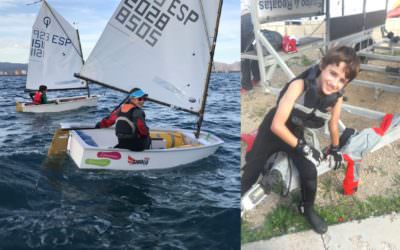 DOS DE NUESTRO REGATISTAS DE OPTIMIST CONVOCADOS AL ENTRENAMIENTO DE LA FVCV