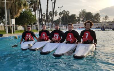 EL EQUIPO A DE KAYAK-POLO VENCE EN LA PRIMERA CITA DE LA LIGA AUTONOMICA