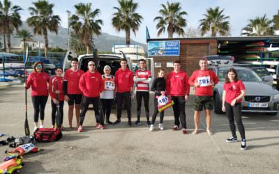 EL EQUIPO DE KAYAK DE MAR BRILLLA EN DENIA