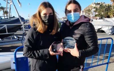 Lucia Cortes y Laura Navarro 1ª y 2ª clasificadas sub-17 en Calpe