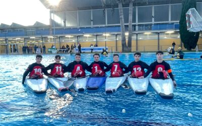 EL EQUIPO SUB-21 DE KAYAK -POLO TERCERO EN LA 1ª PRUEBA DE LA LIGA AUTONOMICA