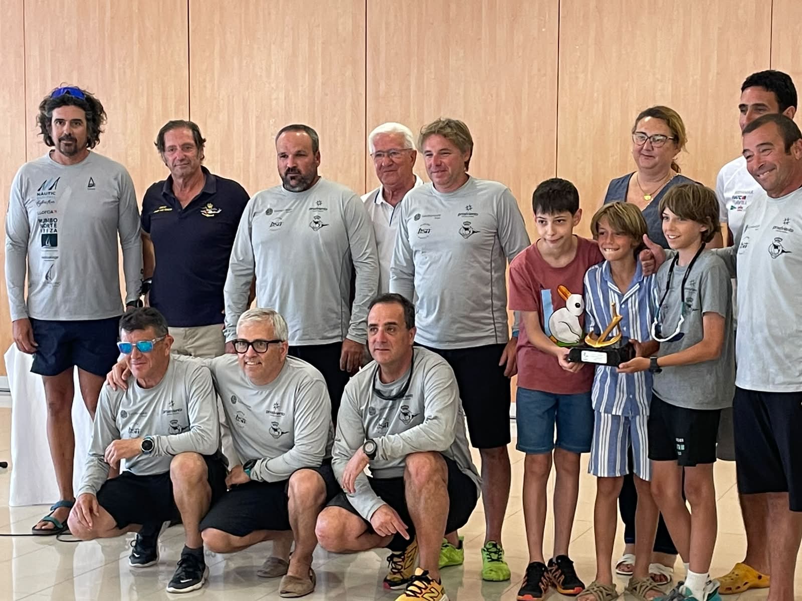 Embarcaciones durante la regata