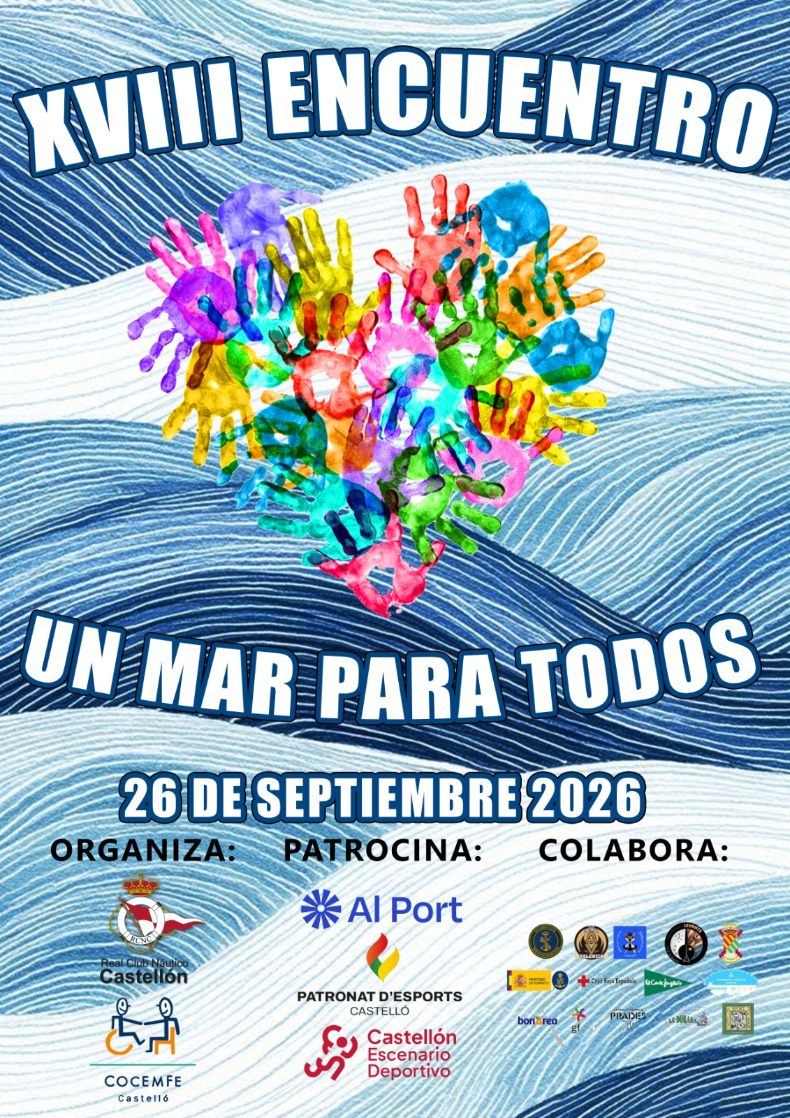 Cartel XVIII Encuentro Un mar para todos 2026